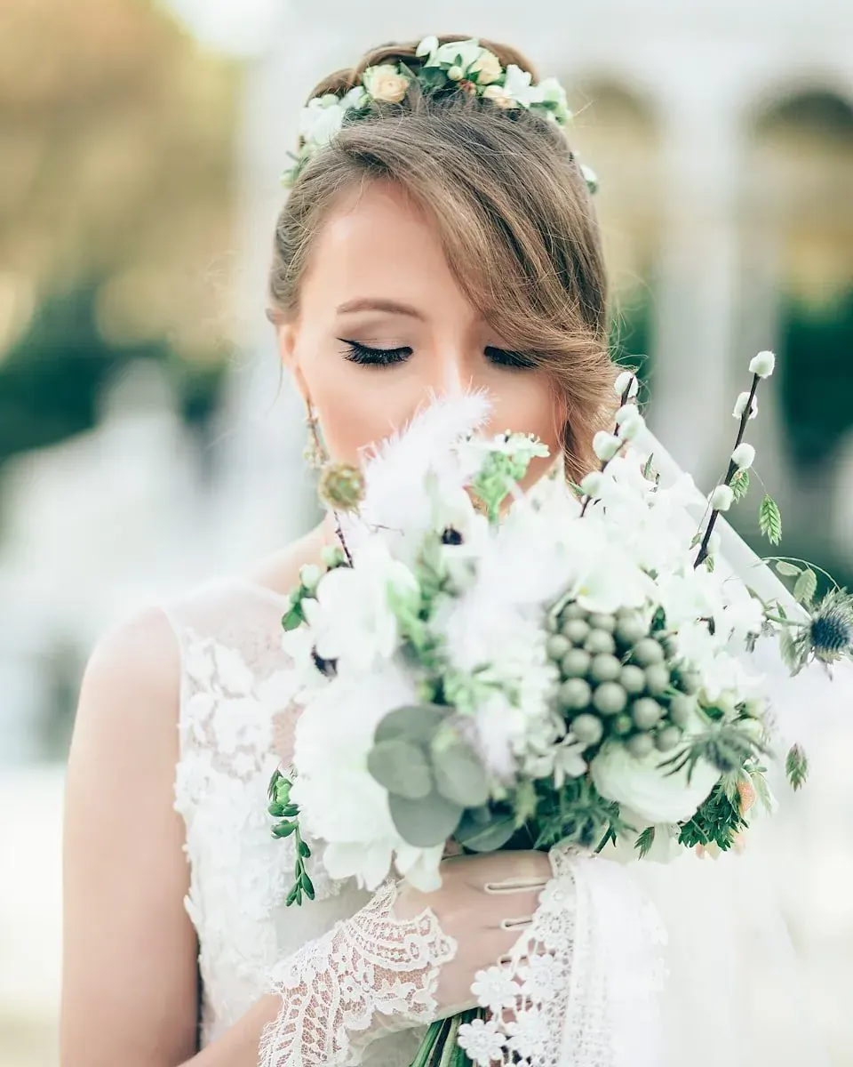 Dettaglio di abito da sposa